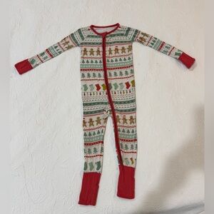 Little Sleepies Holiday Gingerbread One Piece